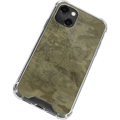 Desert Camo iPhone 14 Plus Clear Case