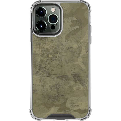 Desert Camo iPhone 14 Pro Max Clear Case