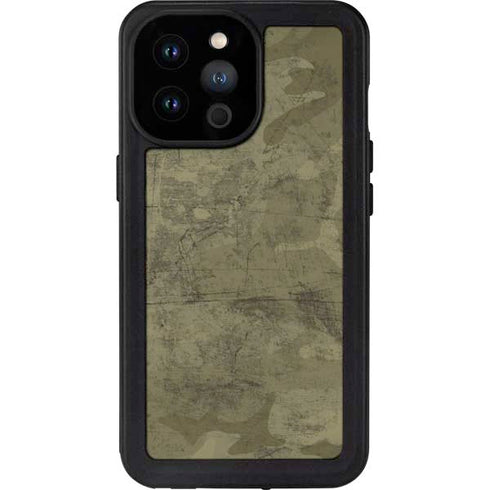 Desert Camo iPhone 14 Pro Max Waterproof Case