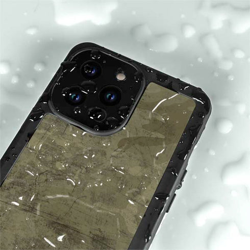 Desert Camo iPhone 14 Pro Waterproof Case