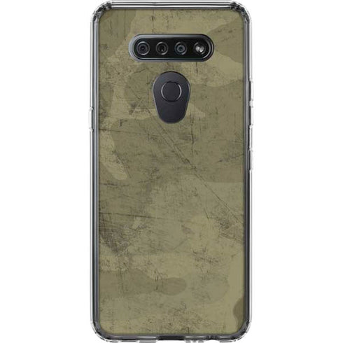Desert Camo LG K51/Q51 Clear Case