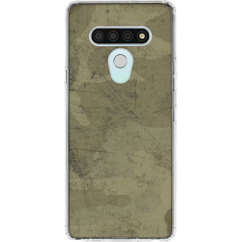 Desert Camo LG Stylo 6 Clear Case