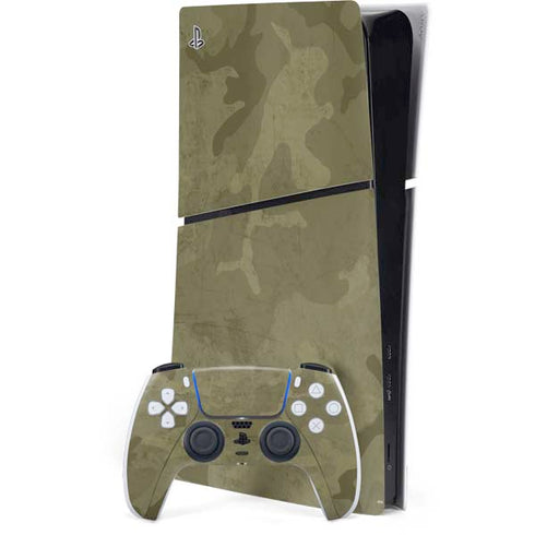 Desert Camo PS5 Slim Digital Edition Bundle Skin