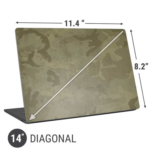 Desert Camo Universal Laptop 14in (11.4 x 8.2in) Skin