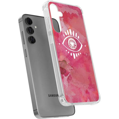 Desert Evil Eye Galaxy S24 Plus Clear Case