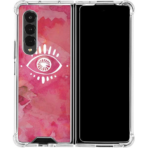 Desert Evil Eye Galaxy Z Fold4 5G Clear Case