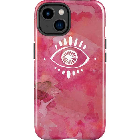 Desert Evil Eye iPhone 15 Plus Impact Case
