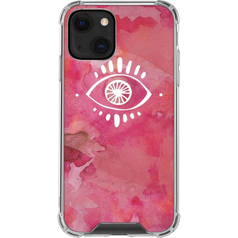Desert Evil Eye iPhone 14 Plus Clear Case