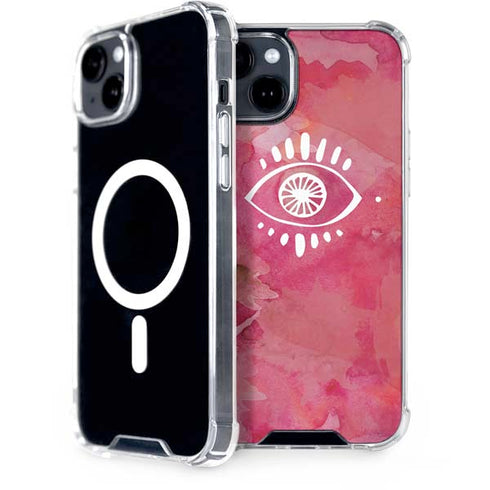 Desert Evil Eye iPhone 15 Plus MagSafe Case