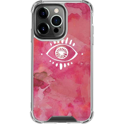 Desert Evil Eye iPhone 15 Pro Clear Case