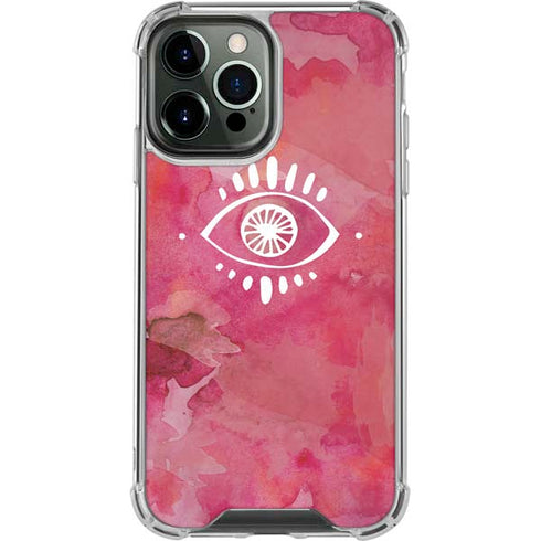 Desert Evil Eye iPhone 14 Pro Max Clear Case