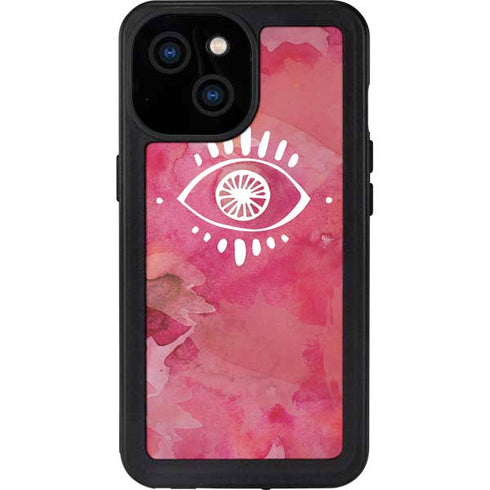 Desert Evil Eye iPhone 15 Waterproof Case