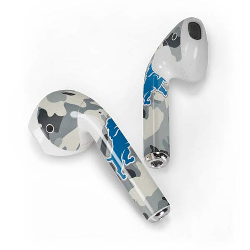 NFL Detriot Lions Camo Apple AirPods Skin