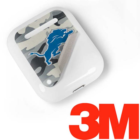 NFL Detriot Lions Camo Apple AirPods Skin