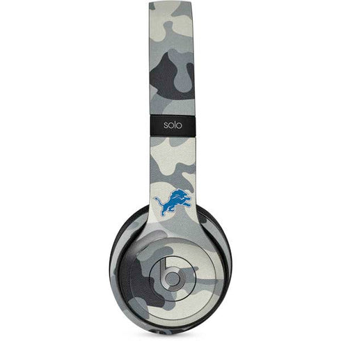 NFL Detriot Lions Camo Beats Solo 2 Wired Skin