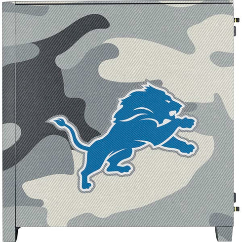 NFL Detriot Lions Camo Corsair 4000D Tempered Glass Mid-Tower ATX Case Skin