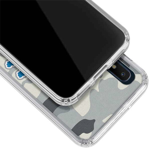 NFL Detriot Lions Camo Galaxy A10e Clear Case