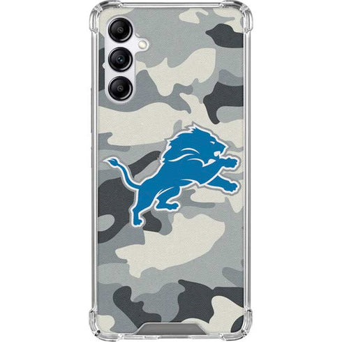 NFL Detriot Lions Camo Galaxy A15 5G Clear Case