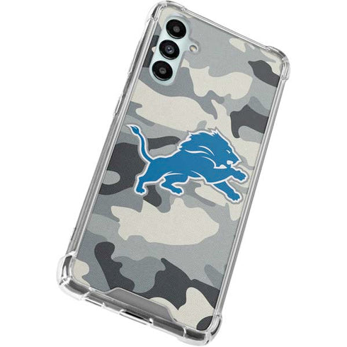 NFL Detriot Lions Camo Galaxy A15 5G Clear Case