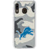 NFL Detriot Lions Camo Galaxy A20 Clear Case