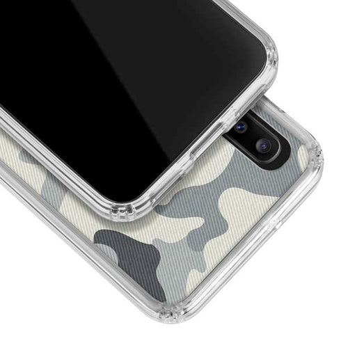 NFL Detriot Lions Camo Galaxy A20 Clear Case