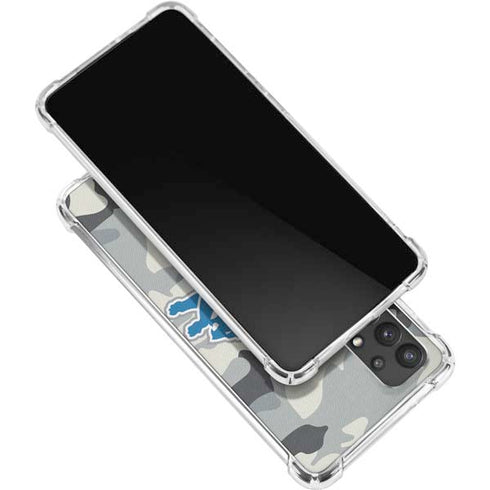 NFL Detriot Lions Camo Galaxy A32 5G Clear Case