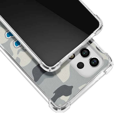 NFL Detriot Lions Camo Galaxy A53 5G Clear Case
