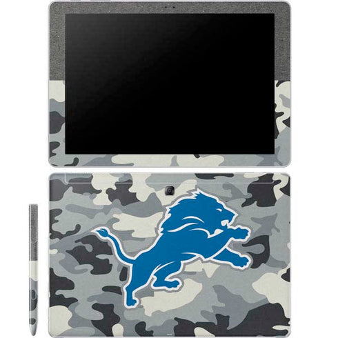 NFL Detriot Lions Camo Galaxy Book 12in Skin