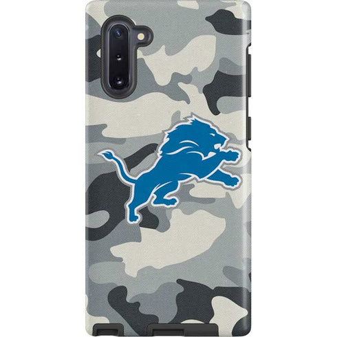 NFL Detriot Lions Camo Galaxy Note 10 Pro Case
