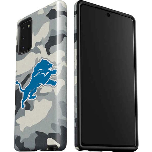 NFL Detriot Lions Camo Galaxy Note20 5G Pro Case