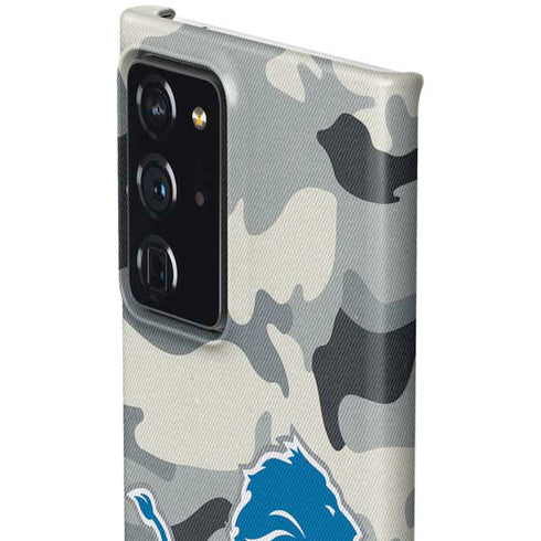 NFL Detriot Lions Camo Galaxy Note20 Ultra 5G Lite Case