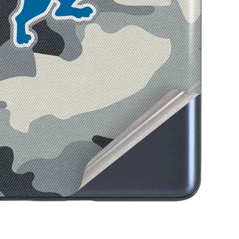 NFL Detriot Lions Camo Galaxy S20 Fan Edition Skin