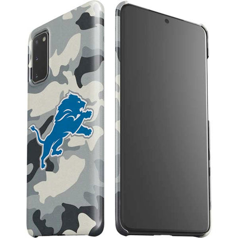 NFL Detriot Lions Camo Galaxy S20 Lite Case