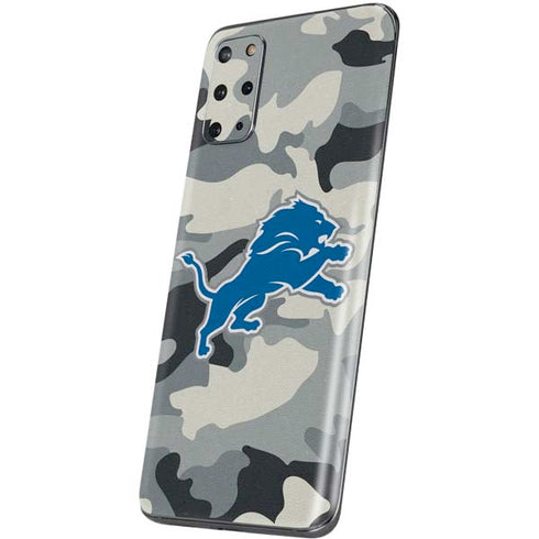 NFL Detriot Lions Camo Galaxy S20 Plus Skin