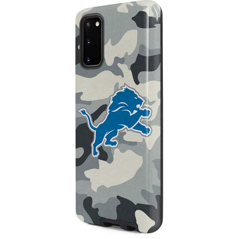 NFL Detriot Lions Camo Galaxy S20 Pro Case