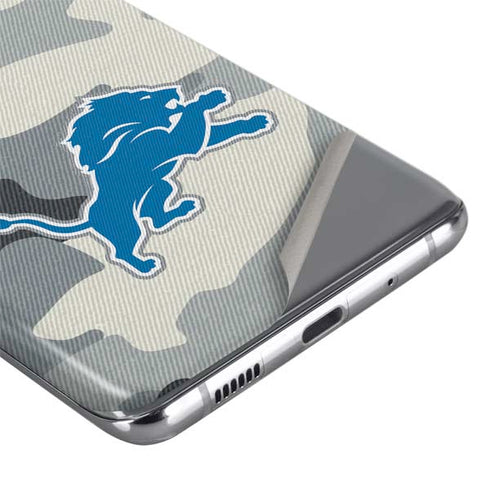 NFL Detriot Lions Camo Galaxy S20 Ultra 5G Skin