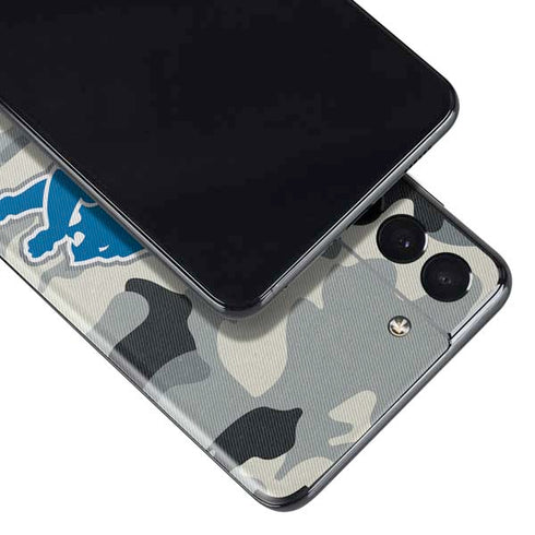 NFL Detriot Lions Camo Galaxy S21 Plus 5G Skin