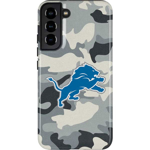 NFL Detriot Lions Camo Galaxy S22 Plus Pro Case