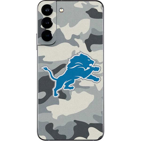 NFL Detriot Lions Camo Galaxy S22 Plus Skin