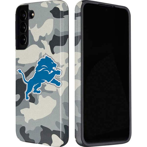 NFL Detriot Lions Camo Galaxy S22 Pro Case
