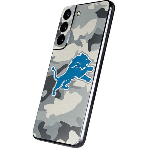 NFL Detriot Lions Camo Galaxy S22 Skin