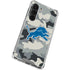 NFL Detriot Lions Camo Galaxy S23 Clear Case