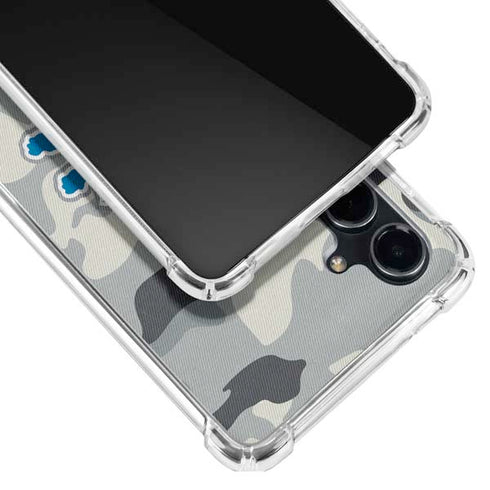 NFL Detriot Lions Camo Galaxy S23 FE Clear Case