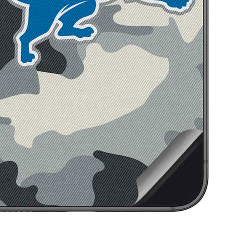 NFL Detriot Lions Camo Galaxy S23 FE Skin