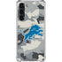 NFL Detriot Lions Camo Galaxy S23 Plus Clear Case