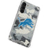 NFL Detriot Lions Camo Galaxy S23 Plus Clear Case