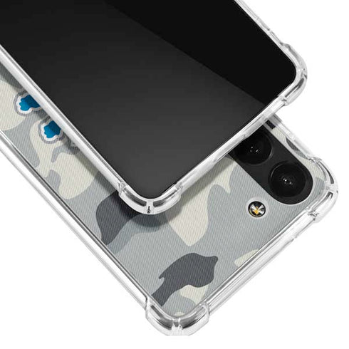 NFL Detriot Lions Camo Galaxy S23 Plus Clear Case