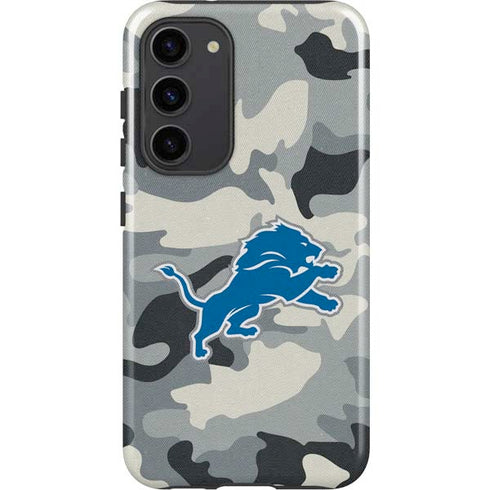 NFL Detriot Lions Camo Galaxy S23 Plus Pro Case