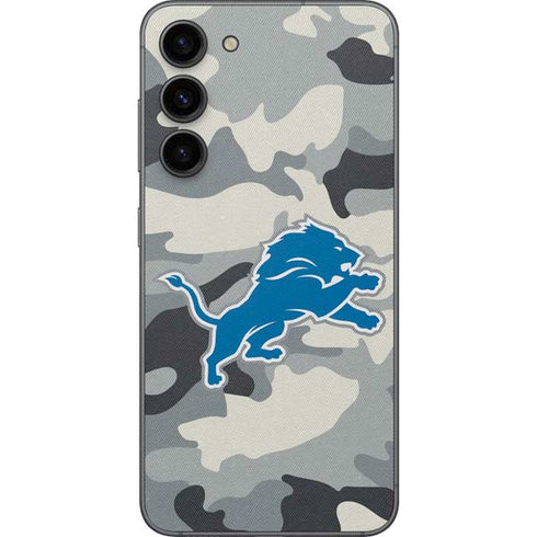 NFL Detriot Lions Camo Galaxy S23 Plus Skin