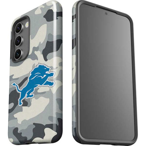 NFL Detriot Lions Camo Galaxy S23 Pro Case